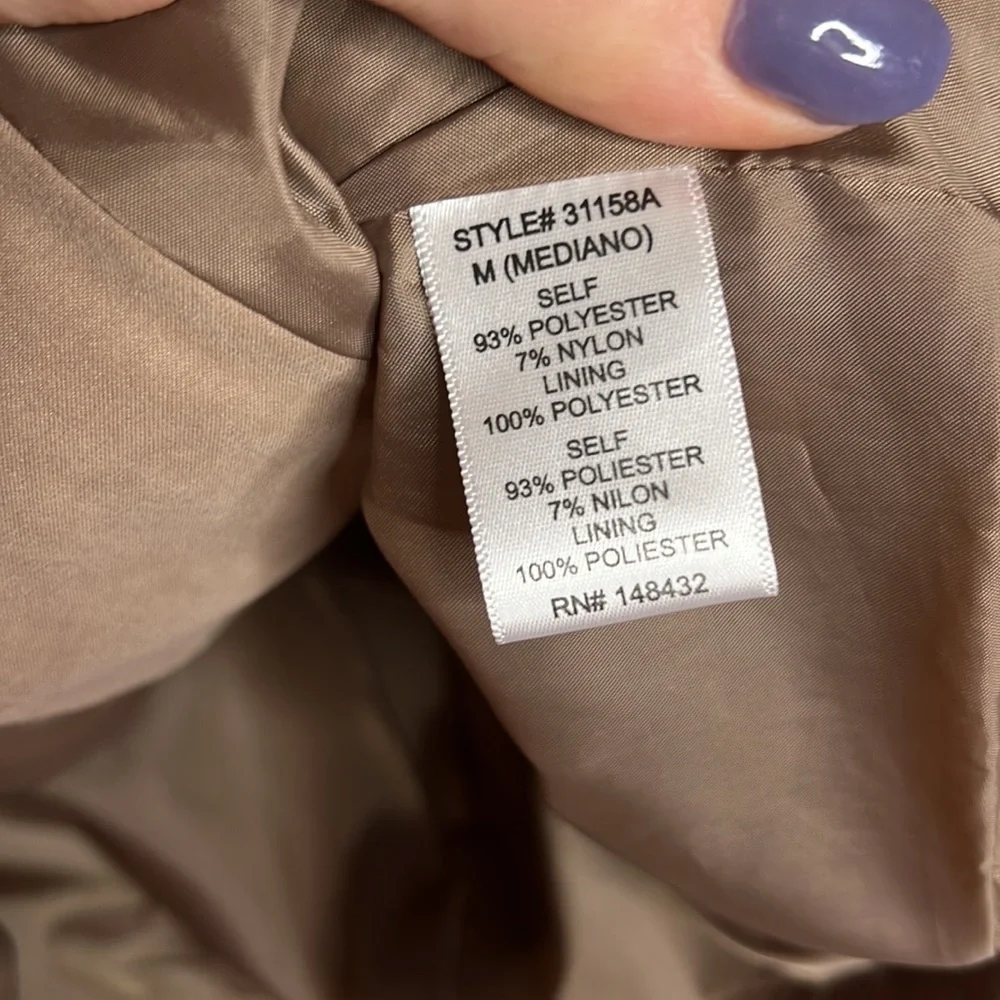Staccato Beige Cropped bubble Soft Jacket